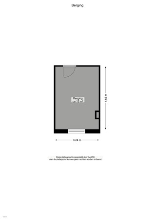 Floorplan - Paterswoldseweg 513, 9728 AR Groningen